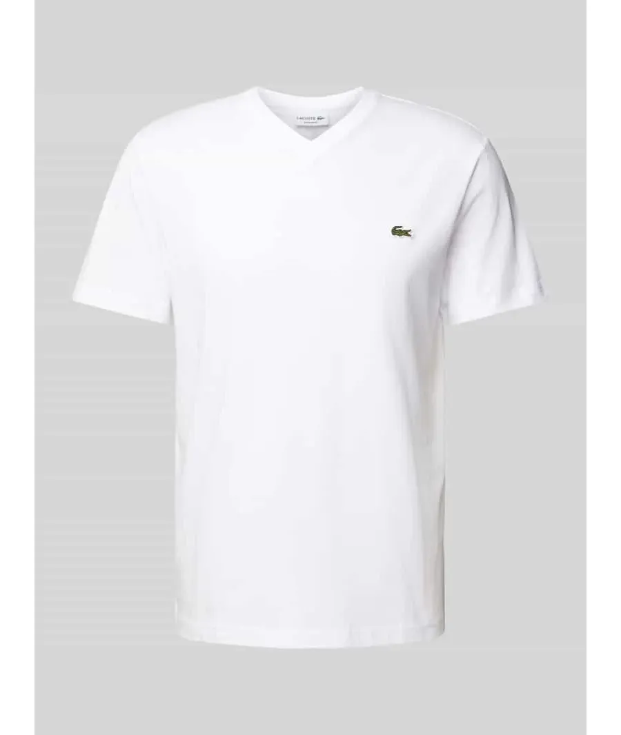 obrazek 1 T-shirt z wyhaftowanym logo model ‘Basic’