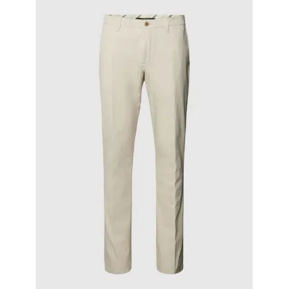 Zdjęcie Chinosy o kroju slim fit z bocznymi, wpuszczanymi kieszeniami model ‘ROB’