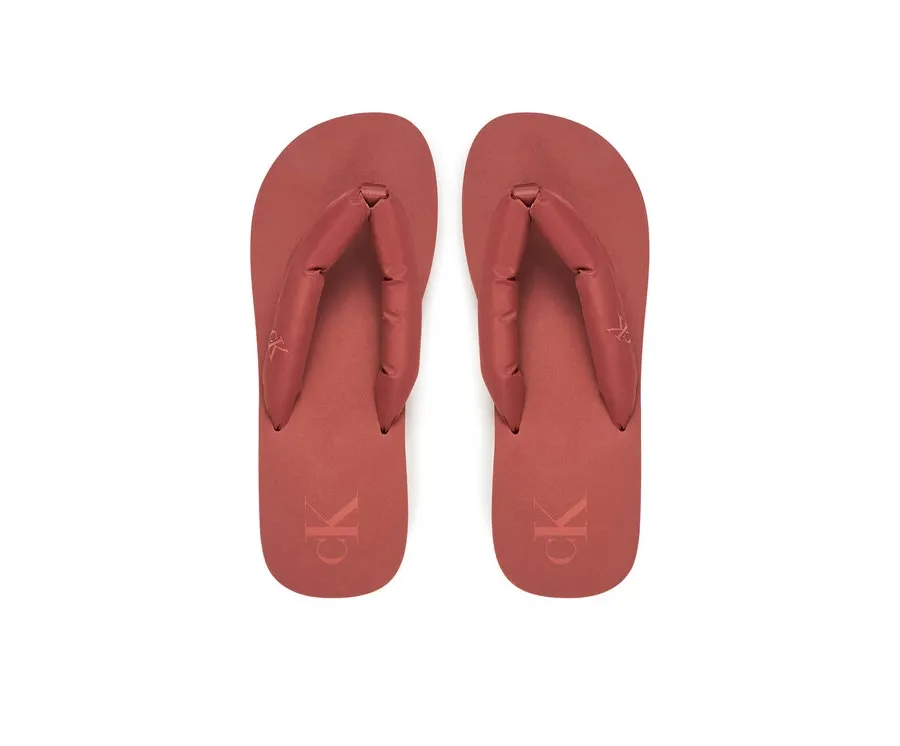 obrazek 1 Calvin Klein Jeans Japonki Beach Sandal Flatform Ttxr Satin YW0YW01723 Brązowy