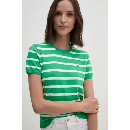 Zdjęcie Polo Ralph Lauren sweter damski kolor zielony lekki