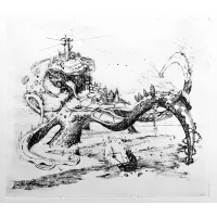 Picture Octopus - original graphic by Dariusz Ślusarski