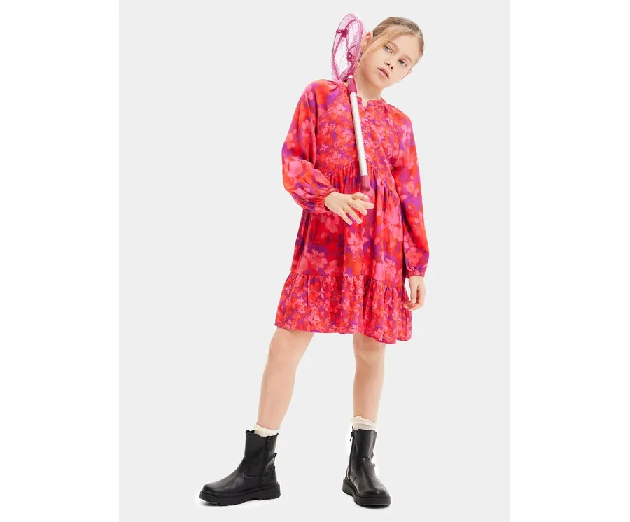 obrazek 1 Desigual Sukienka elegancka 23WGVW03 Czerwony Regular Fit