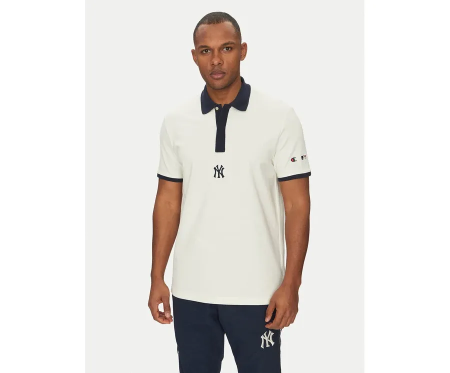 obrazek 1 Champion Polo 221044 Biały Regular Fit