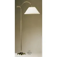Picture Bridge floor lamp with a conical pleated shade - Il Paralume Marina