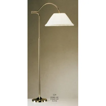 Zdjęcie Lampa podłogowa Bridge ze stożkowym plisowanym kloszem - Il Paralume Marina