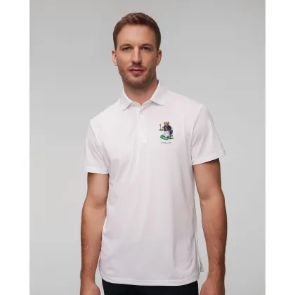 Zdjęcie Białe Polo Męskie Ralph Lauren Rlx Golf RLX Ralph Lauren