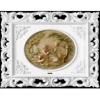 Zdjęcie Obraz kobiety i mężczyzny - porcelana z Włoch