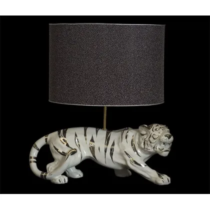 Zdjęcie Stylowa lampa z tygrysem