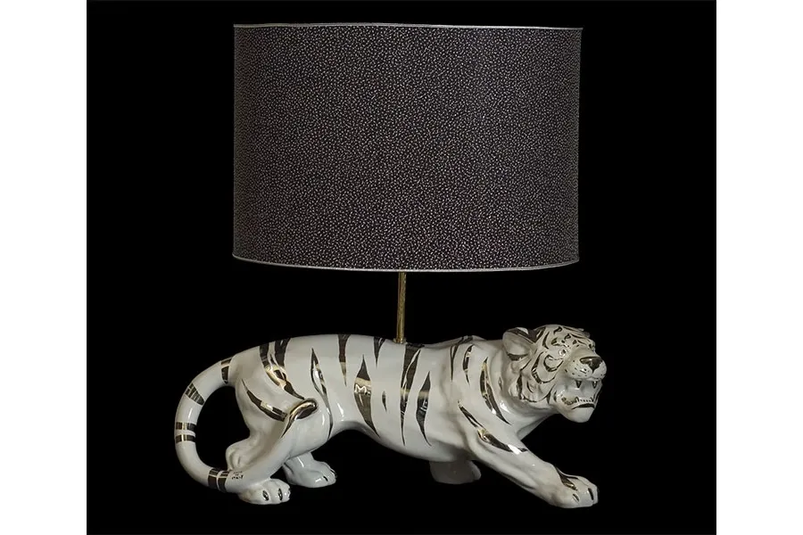 obrazek 1 Stylowa lampa z tygrysem