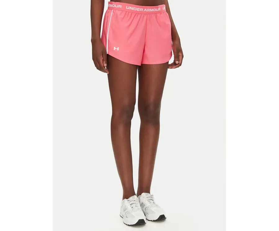 obrazek 1 Under Armour Szorty sportowe Tech™ Play Up 1389882 Różowy Regular Fit