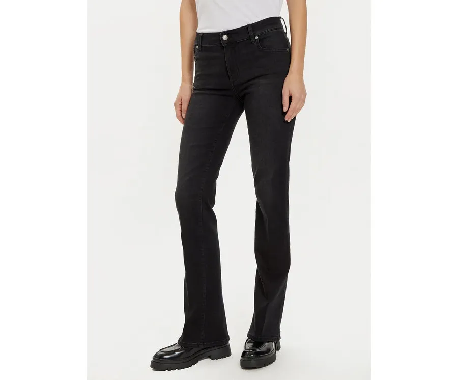obrazek 1 Liu Jo Jeansy UF4065 DS615 Czarny Bootcut Fit