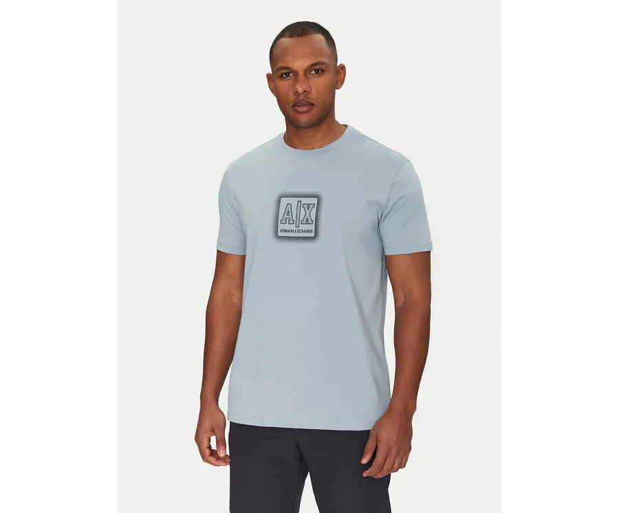 obrazek 1 Armani Exchange T-Shirt XM000545 AF10361 U9287 Niebieski Regular Fit
