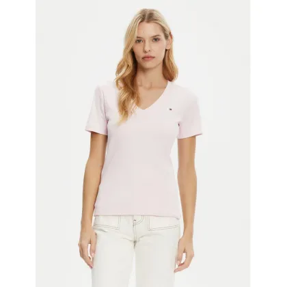 Zdjęcie Tommy Hilfiger T-Shirt New Cody WW0WW40584 Różowy Slim Fit