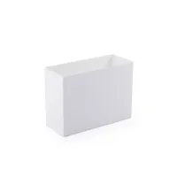 Picture Aluminum white Urbn Balcony flower pot for the terrace