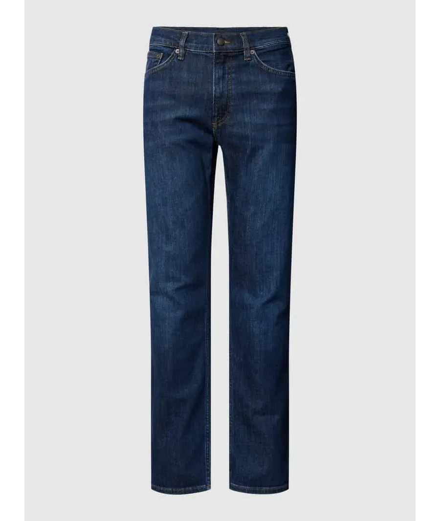 obrazek 1 Jeansy o kroju regular fit z 5 kieszeniami