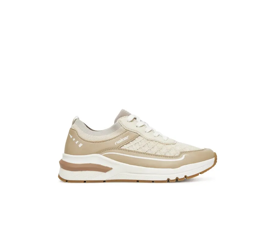 obrazek 1 Rieker Sneakersy M6609-60 Beżowy