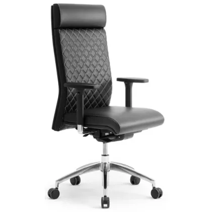 Zdjęcie Ekskluzywny fotel do gabinetu - czarny design