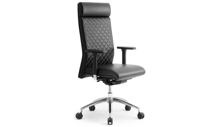 obrazek 1 Ekskluzywny fotel do gabinetu - czarny design
