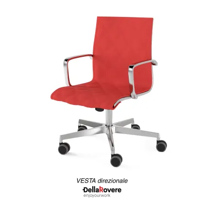 Zdjęcie Stylowy fotel do gabinetu od włoskiego producenta