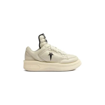 Zdjęcie Rick Owens DRKSHDW sneakersy skórzane x Converse TURBOWPN OX kolor szary DC01EX062.A12R0