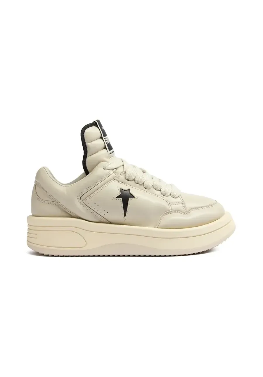 obrazek 1 Rick Owens DRKSHDW sneakersy skórzane x Converse TURBOWPN OX kolor szary DC01EX062.A12R0