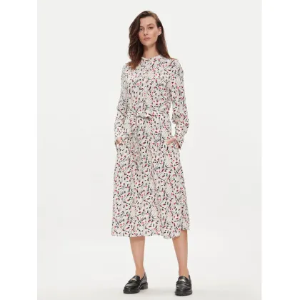 Zdjęcie Tommy Hilfiger Sukienka koszulowa WW0WW41904 Écru Relaxed Fit