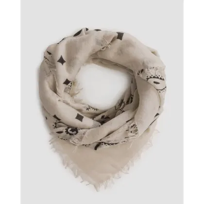 Zdjęcie Biała Chusta Z Kaszmiru Damska Kujten Effy