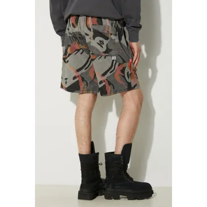 Zdjęcie AAPE szorty bawełniane kolor szary AAPSPMA690XXM