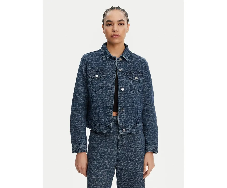 obrazek 1 Armani Exchange Kurtka jeansowa XW000556 AF12844 FB055 Niebieski Regular Fit