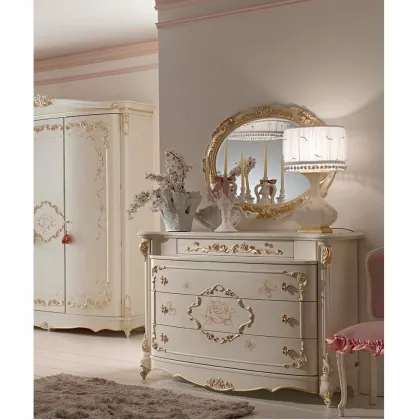 Zdjęcie Wyjątkowa barokowa komoda do sypialni z Włoch