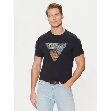 Zdjęcie Guess T-Shirt M5RI14 J1314 Granatowy Slim Fit