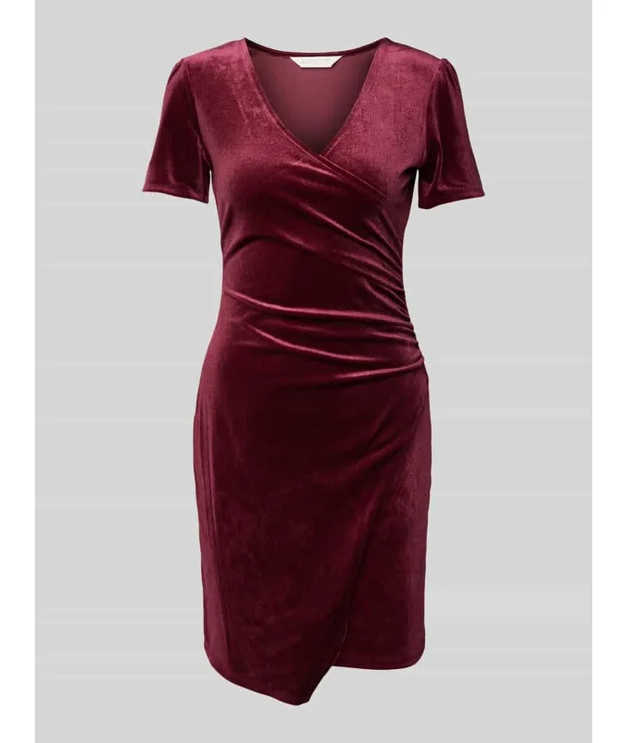 obrazek 1 Sukienka mini w stylu kopertowym
