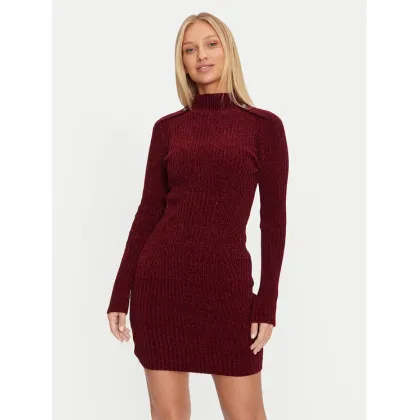 Zdjęcie Guess Sukienka dzianinowa Keily W4BK27 Z3JE0 Bordowy Regular Fit