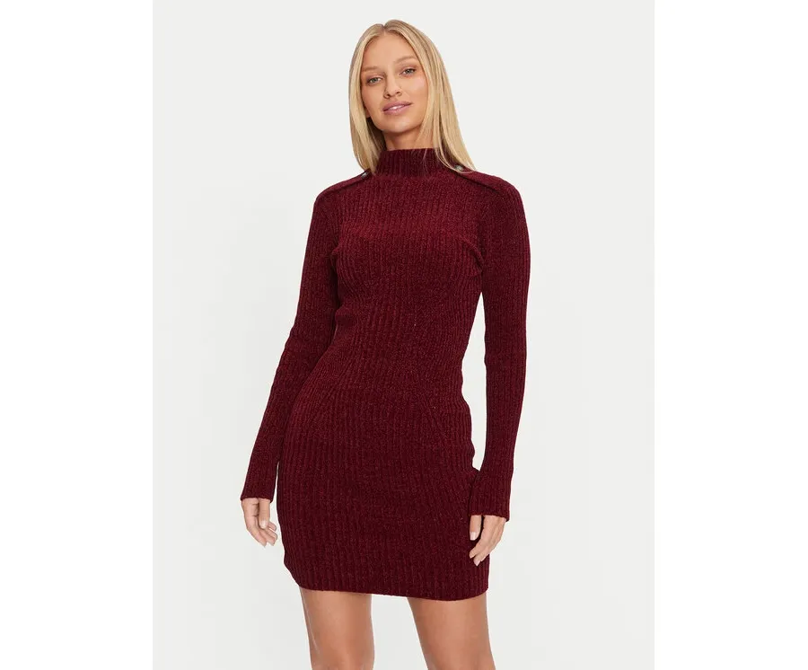 obrazek 1 Guess Sukienka dzianinowa Keily W4BK27 Z3JE0 Bordowy Regular Fit