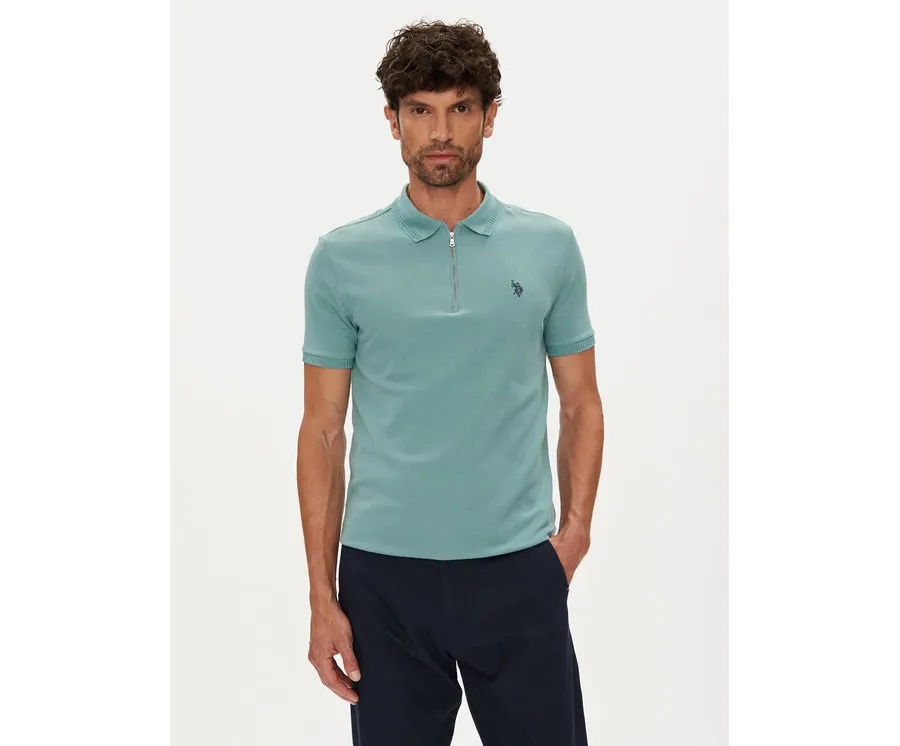 obrazek 1 U.S. Polo Assn. Polo MUP3335 Zielony Regular Fit