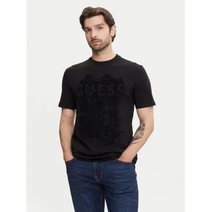 Zdjęcie Guess T-Shirt M5YI13 I3Z14 Czarny Regular Fit