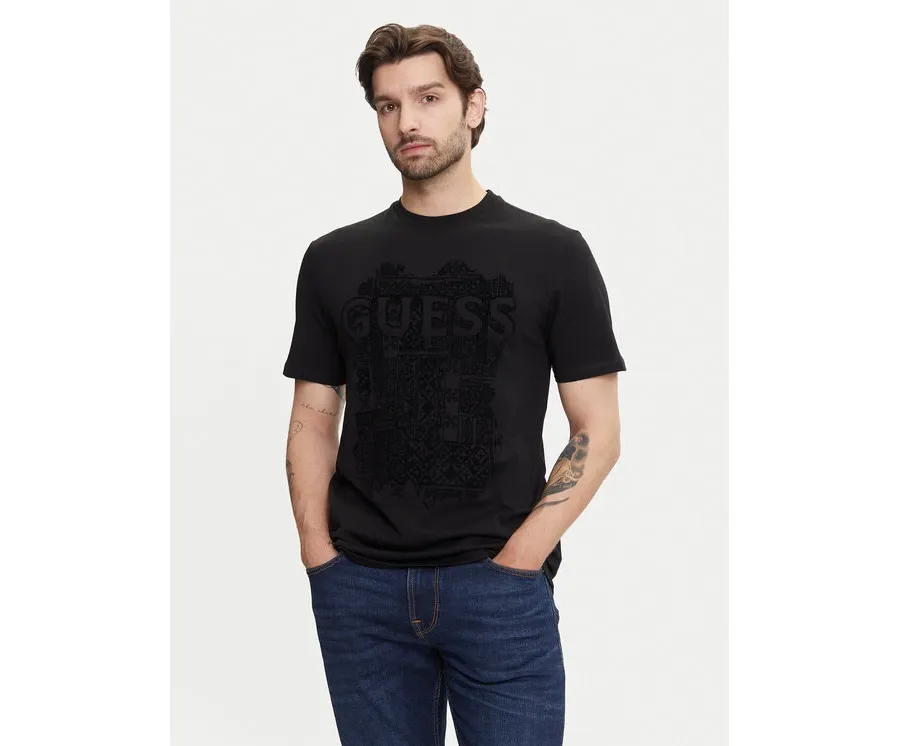 obrazek 1 Guess T-Shirt M5YI13 I3Z14 Czarny Regular Fit