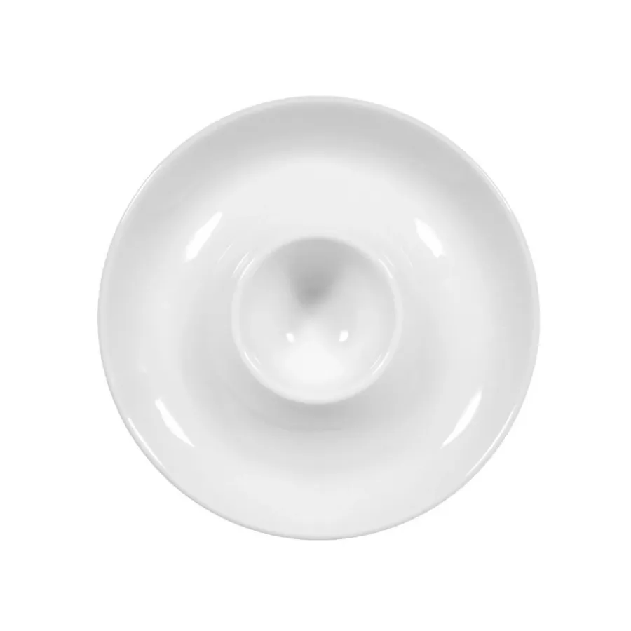 obrazek 2 Stylowy biały porcelanowy talerzyk na jajko - Seltmann Weiden