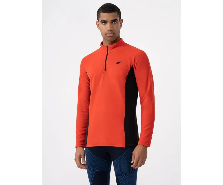 obrazek 1 4F Bielizna termoaktywna górna 4FAW23UFLEM035 Czerwony Slim Fit