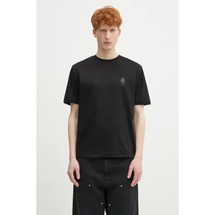 Zdjęcie C.P. Company t-shirt bawełniany męski kolor czarny gładki 18CMTS256A110302W