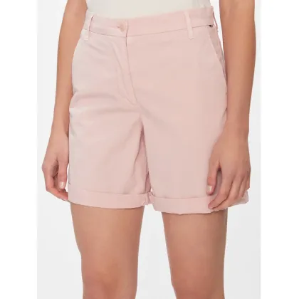 Zdjęcie Tommy Hilfiger Szorty materiałowe WW0WW42457 Różowy Regular Fit