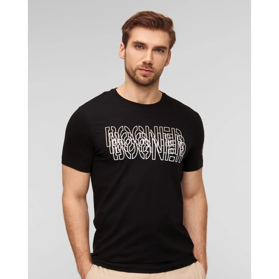 obrazek 1 Czarny T-shirt Męski Bogner Kane BOGNER