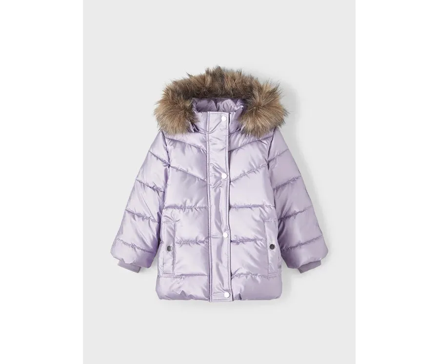 obrazek 1 NAME IT Kurtka zimowa 13218548 Fioletowy Regular Fit