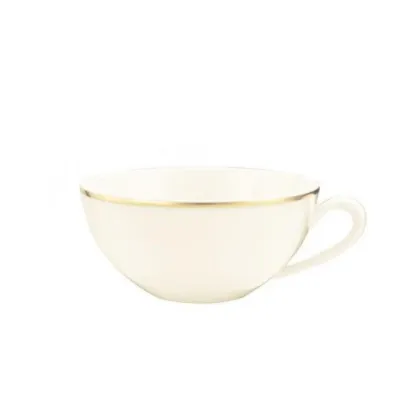 Zdjęcie Niepowtarzalna filiżanka do herbaty ze złotą obwódką w stylu klasycznym – Tettau
