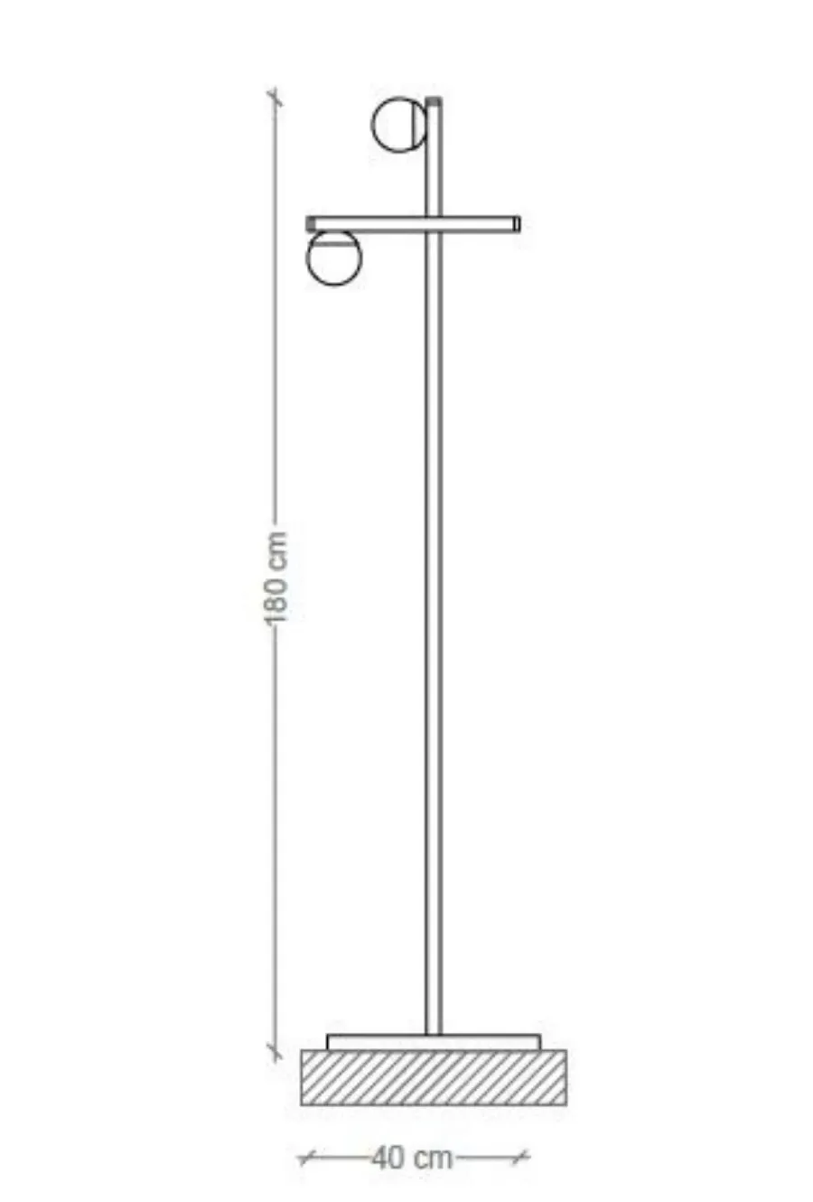 obrazek 3 Włoska stylowa lampa podłogowa o nowoczesnym designie - Il Paralume Marina