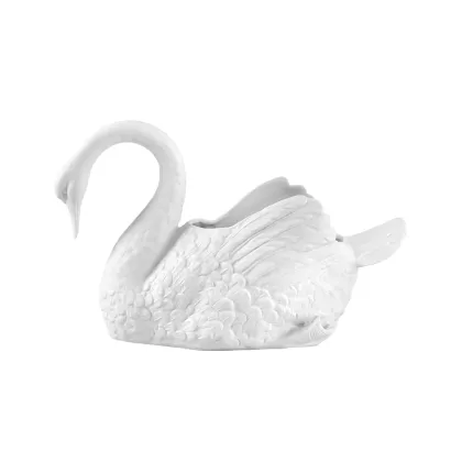 Zdjęcie Wysokiej jakości figurka łabędzia z porcelany