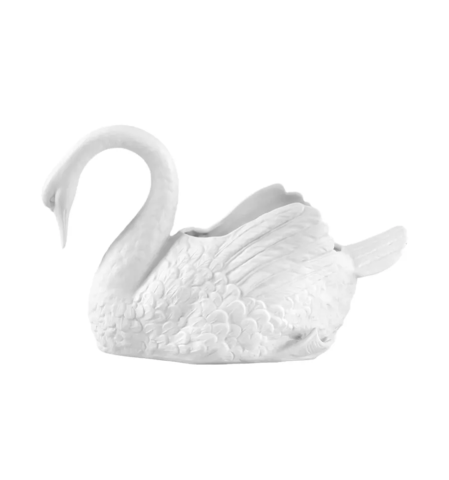 obrazek 1 Wysokiej jakości figurka łabędzia z porcelany