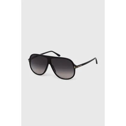 Zdjęcie Tom Ford okulary przeciwsłoneczne męskie kolor czarny