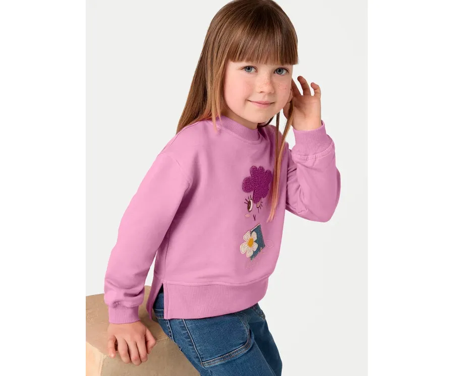 obrazek 1 Mayoral Bluza 4482 Różowy Regular Fit