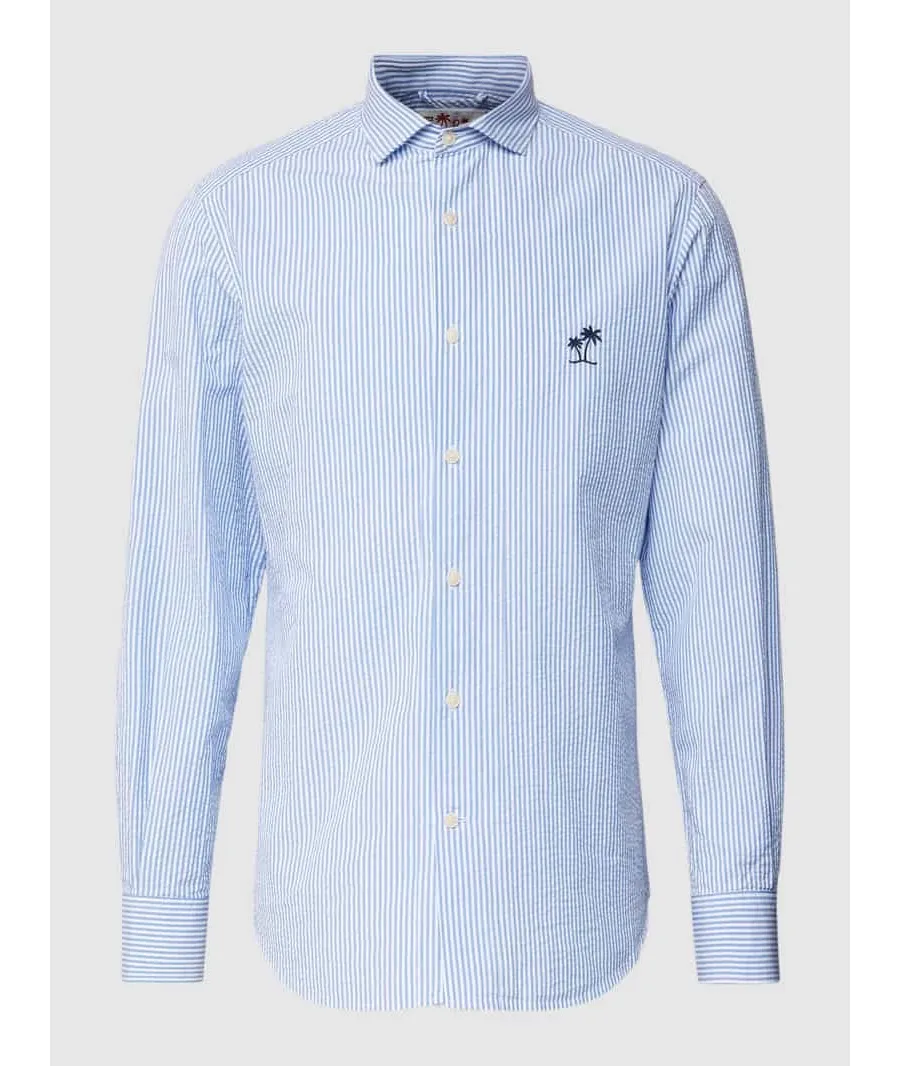 obrazek 1 Koszula casualowa o kroju slim fit z kołnierzykiem typu kent model ‘PAMPLONA’